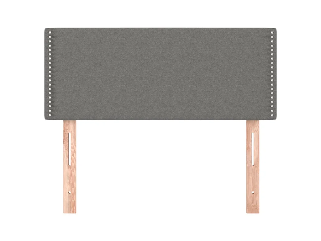 Tête de lit Gris foncé 80x5x78/88 cm Tissu POI78324 BonneVie Meuble