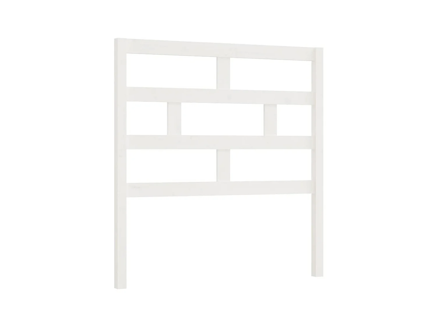 Tête de lit Blanc 96x4x100 cm Bois massif de pin POI68541 BonneVie Meuble