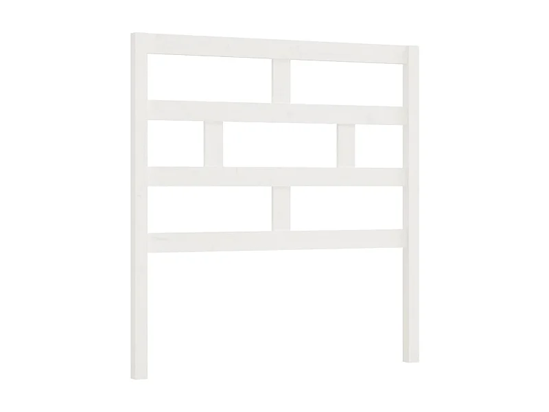 Tête de lit Blanc 96x4x100 cm Bois massif de pin POI68541 BonneVie Meuble
