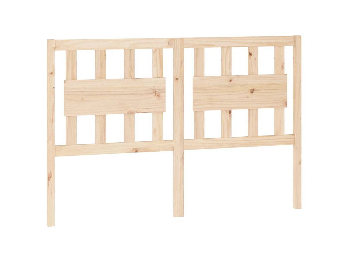Hoofdbord 125,5x4x100 cm massief grenenhout NL732280