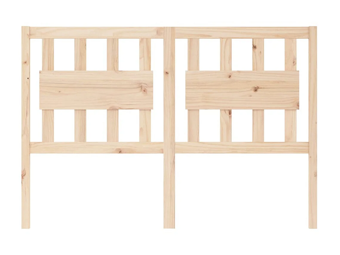 Tête de lit 125,5x4x100 cm Bois massif de pin POI88952 BonneVie Meuble