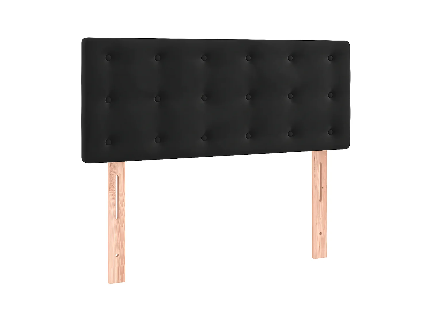 Tête de lit Noir 80x5x78/88 cm Velours POI82889 BonneVie Meuble