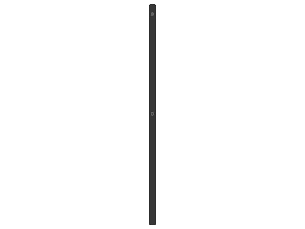 Tête de lit métal noir 200 cm POI54448 BonneVie Meuble