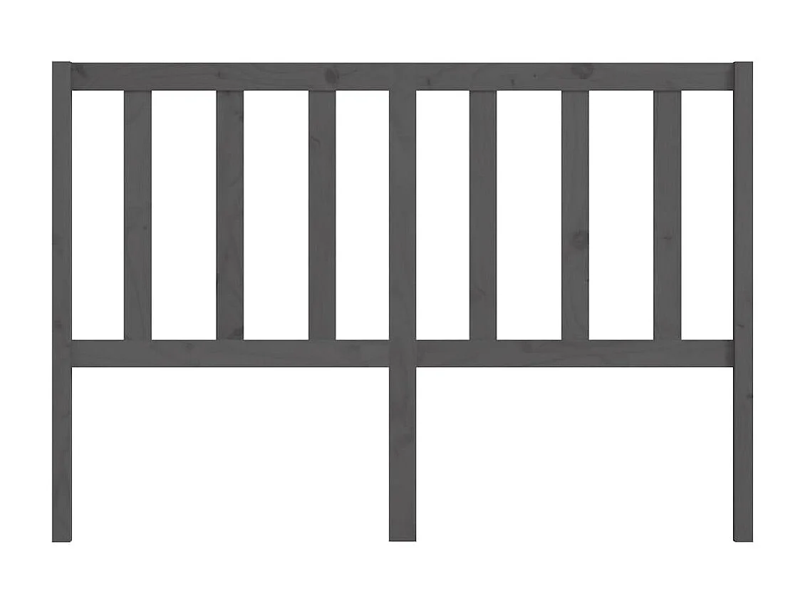 Cabeceira de cama 156x4x100 cm pinho maciço cinzento PT361562