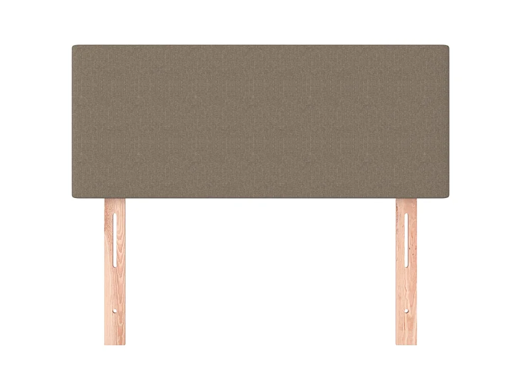 Tête de lit Taupe 100x5x78/88 cm Tissu POI71773 BonneVie Meuble