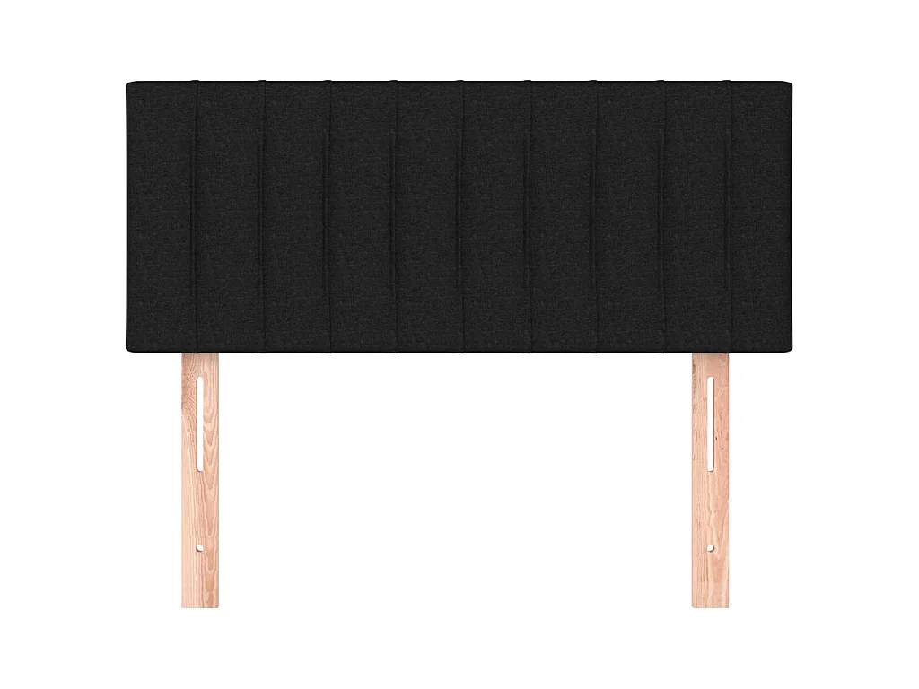 Tête de lit Noir 90x5x78/88 cm Tissu POI72611 BonneVie Meuble