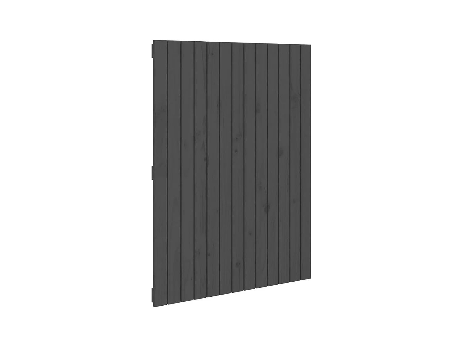 Tête de lit murale Gris 82,5x3x110 cm Bois massif de pin POI57076 BonneVie Meuble