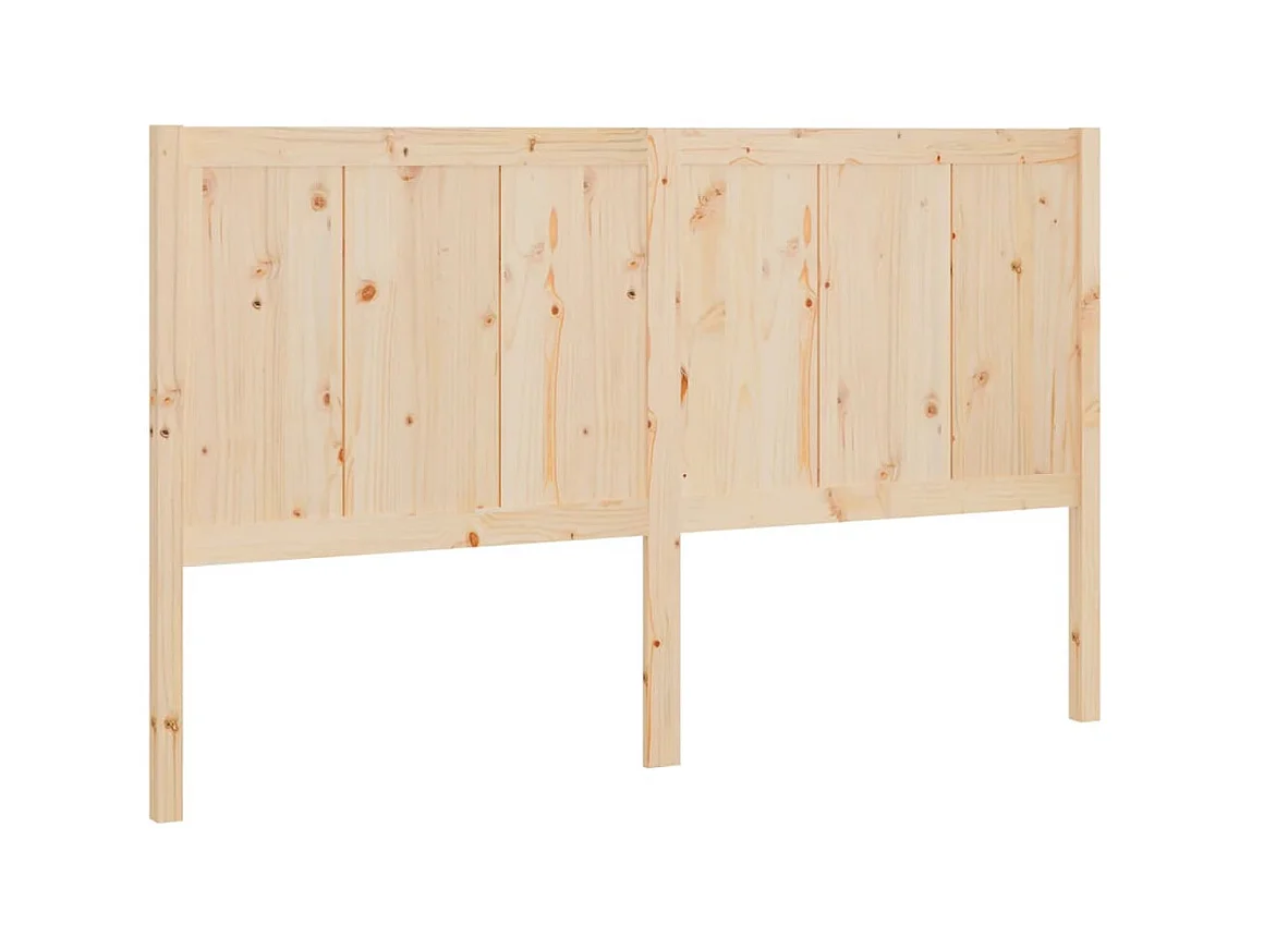 Testiera | Testata del letto per Letto 155,5x4x100 cm in Legno Massello di Pino