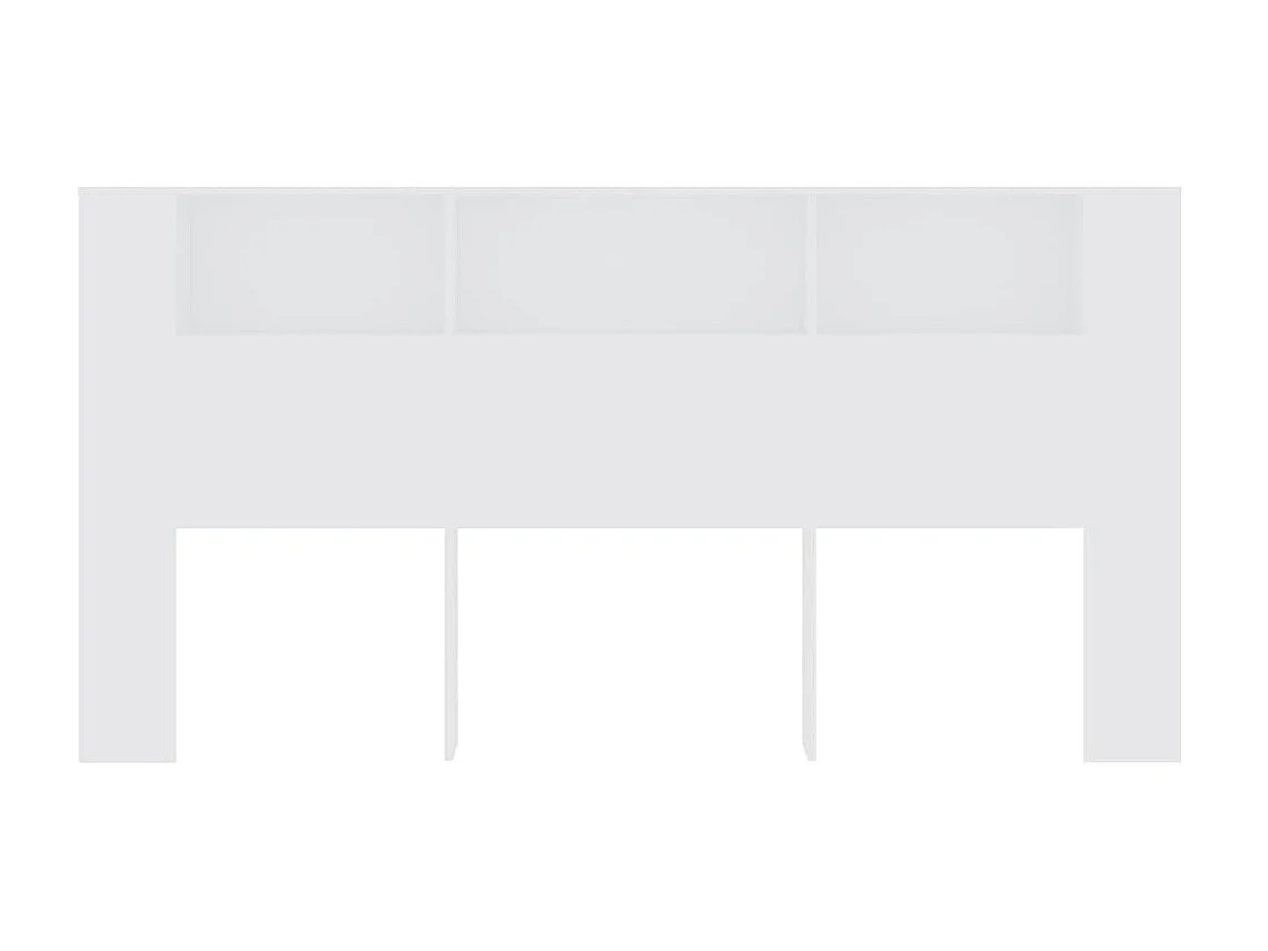 Armário de cabeceira 200x18,5x104,5 cm branco PT705585