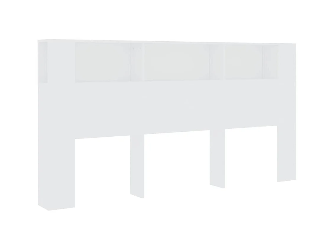 Testiera | Testata del letto con Contenitore Bianco 200x18,5x104,5 cm