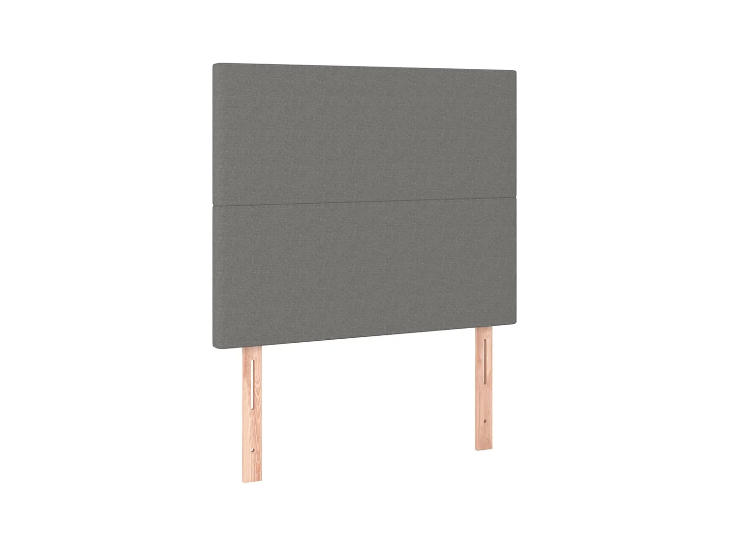 Têtes de lit 2 pcs Gris foncé 90x5x78/88 cm Tissu POI32330 BonneVie Meuble