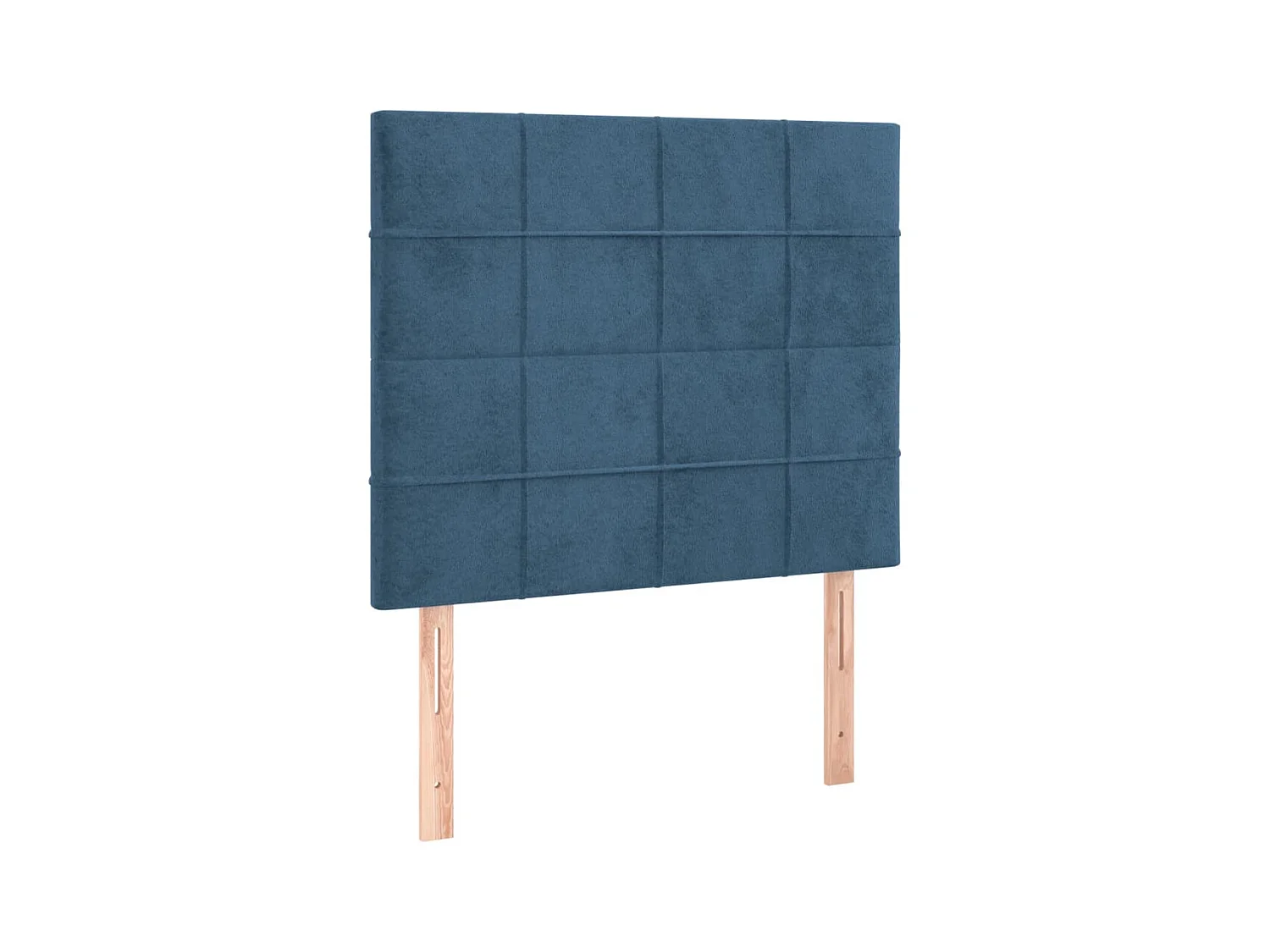 Têtes de lit 2 pcs Bleu foncé 80x5x78/88 cm Velours POI64387 BonneVie Meuble