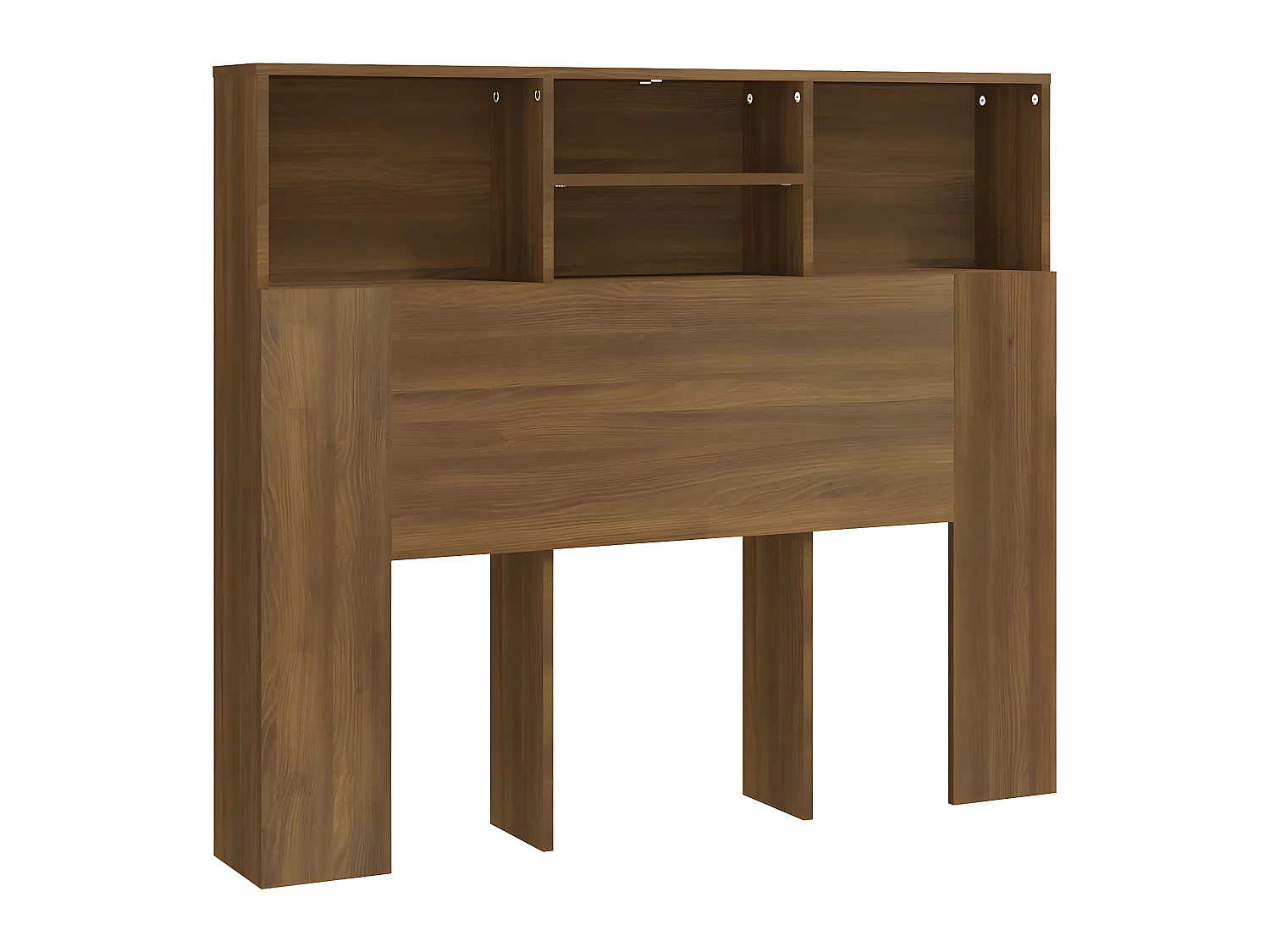 Testiera | Testata del letto con Scomparti Rovere Marrone 120x19x103,5 cm
