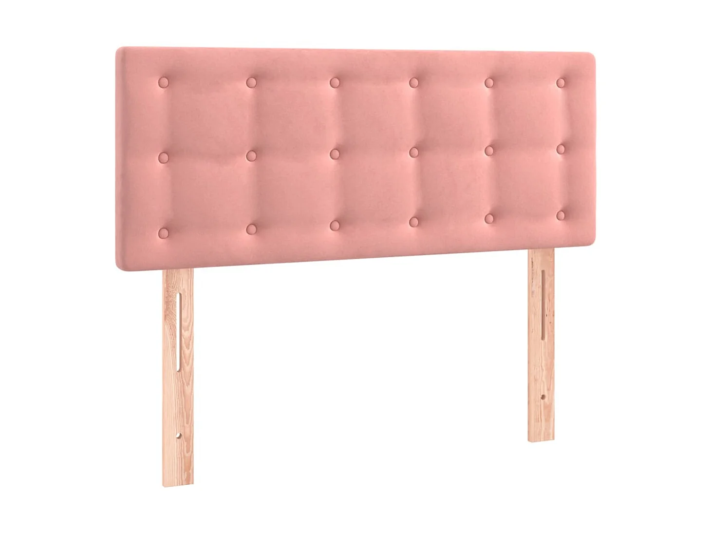 Tête de lit à LED Rose 90x5x78/88 cm Velours POI50138 BonneVie Meuble