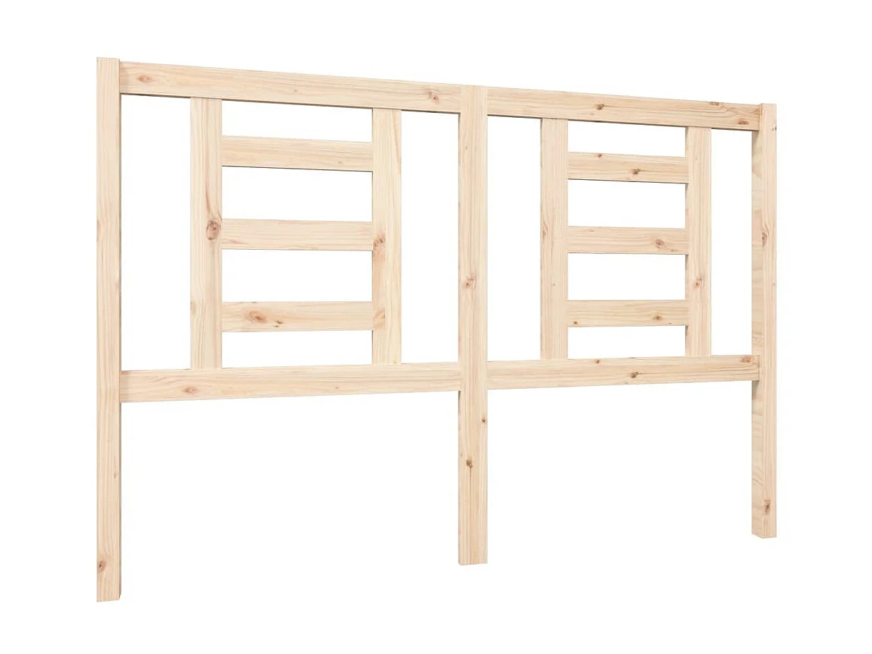 Tête de lit 146x4x100 cm Bois massif de pin POI17405 BonneVie Meuble