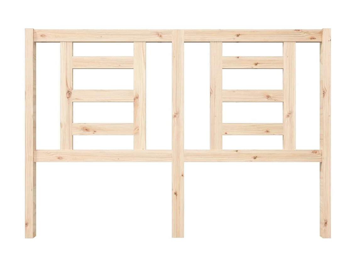 Tête de lit 146x4x100 cm Bois massif de pin POI17405 BonneVie Meuble