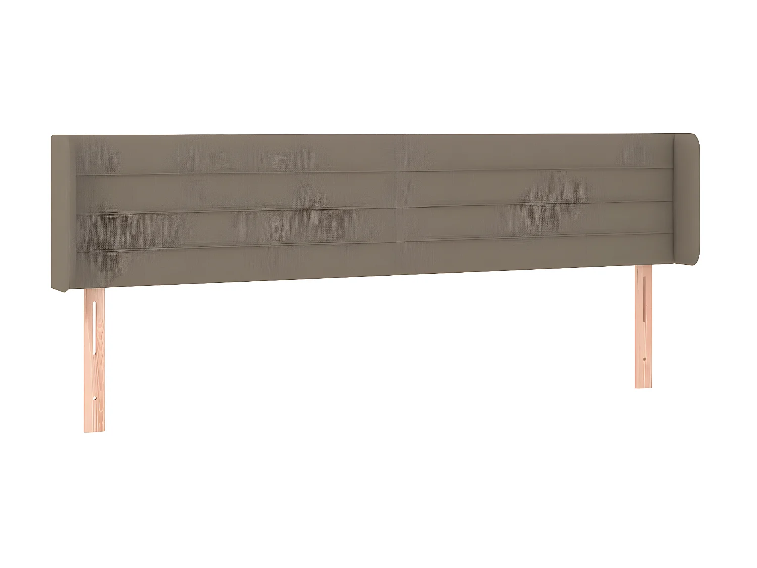 Tête de lit à LED Taupe 163x16x78/88 cm Tissu POI75299 BonneVie Meuble