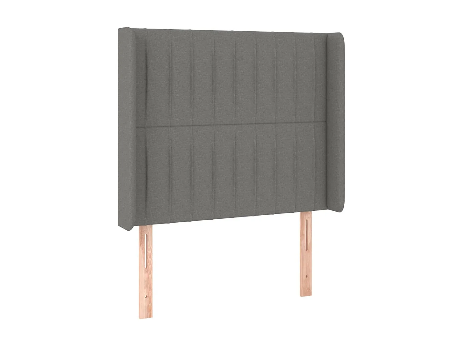 Tête de lit à LED Gris foncé 103x16x118/128 cm Tissu POI40248 BonneVie Meuble