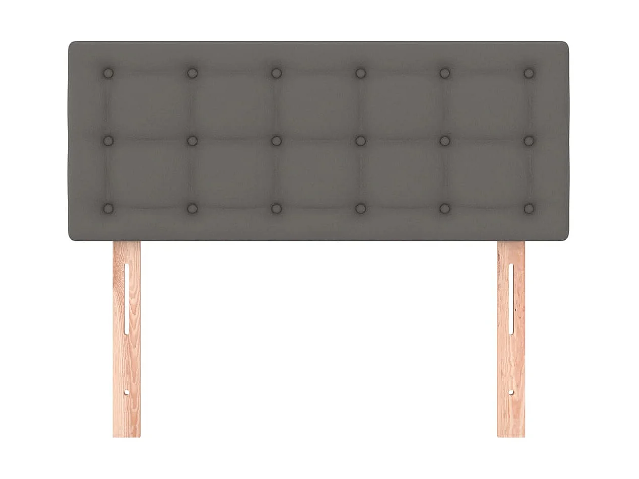 Hoofdbord 80x5x78/88 cm kunstleer grijs NL253698