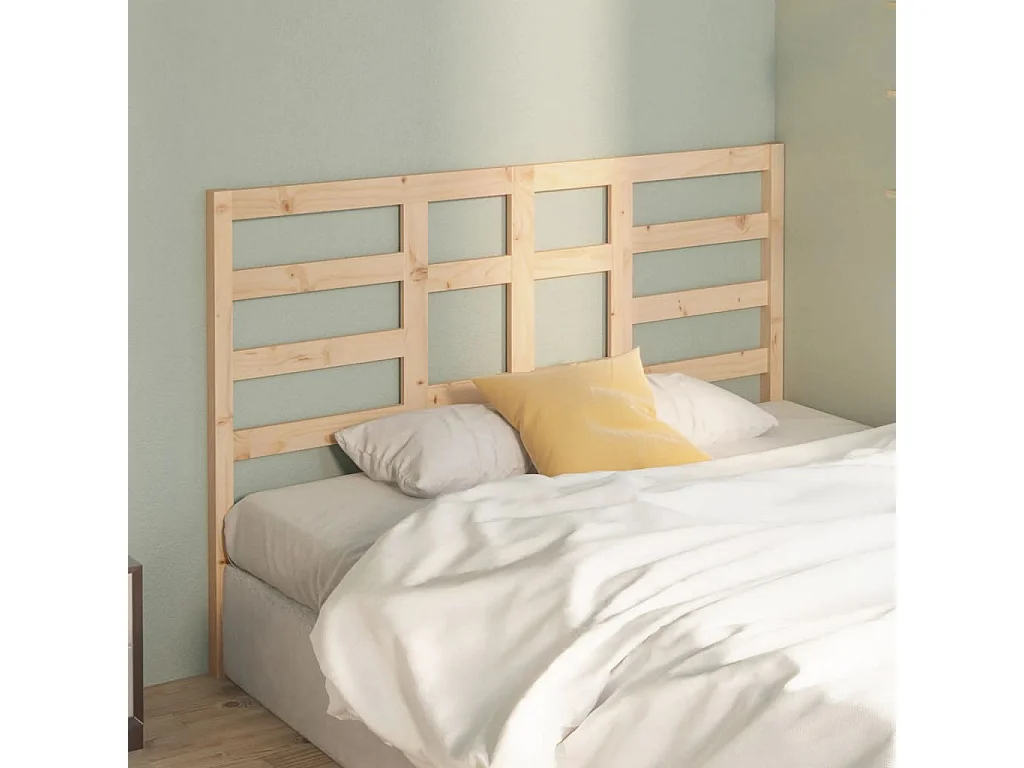 Tête de lit 166x4x104 cm Bois massif de pin POI25602 BonneVie Meuble