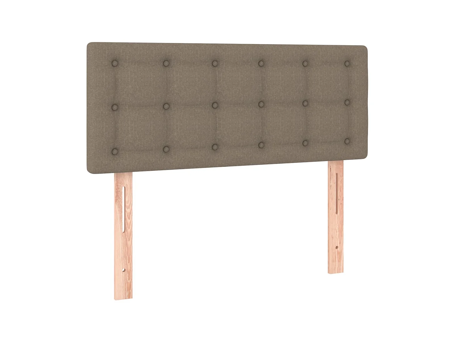 Tête de lit Taupe 100x5x78/88 cm Tissu POI44887 BonneVie Meuble