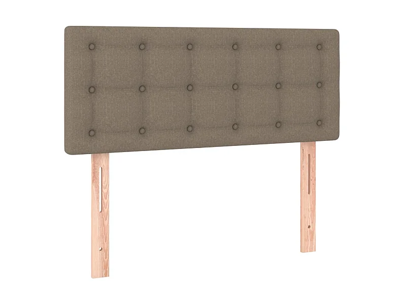 Tête de lit Taupe 100x5x78/88 cm Tissu POI44887 BonneVie Meuble