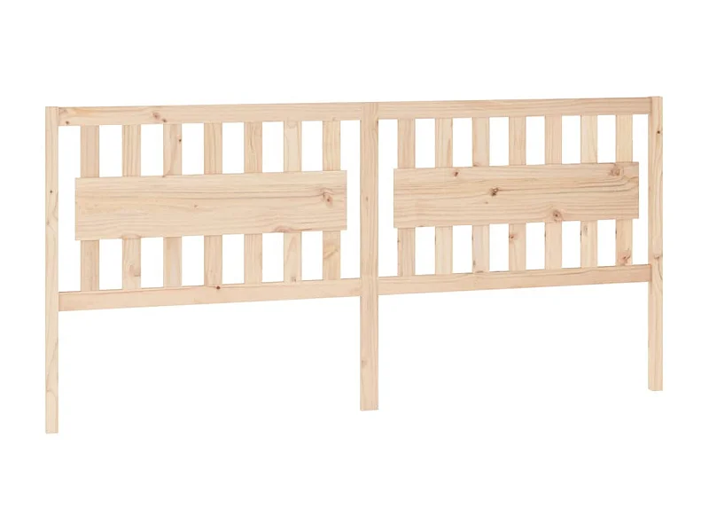 Tête de lit 205,5x4x100 cm Bois massif de pin POI47710 BonneVie Meuble