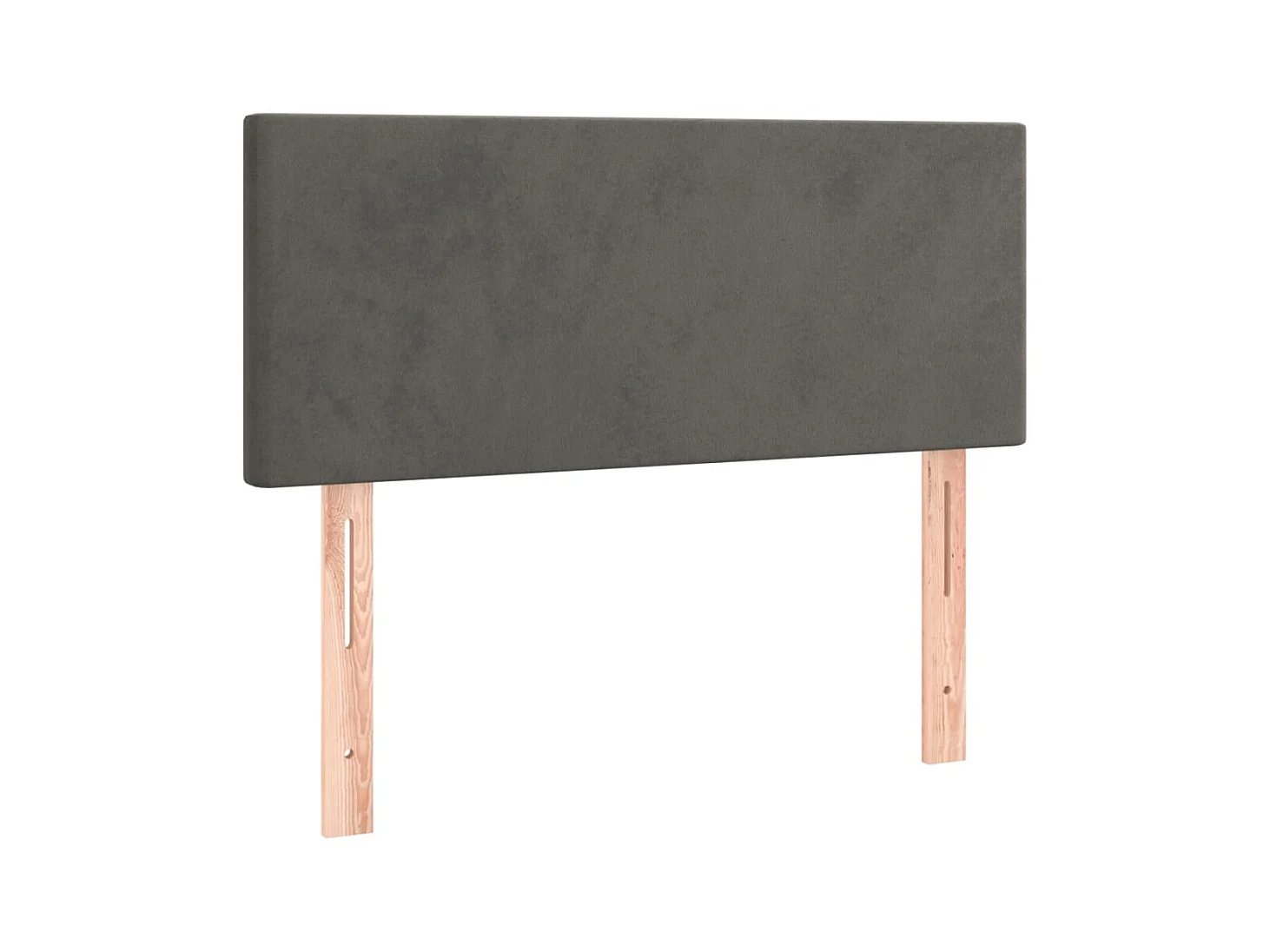 Testiera | Testata del letto Grigio Scuro 90x5x78/88 cm in Velluto