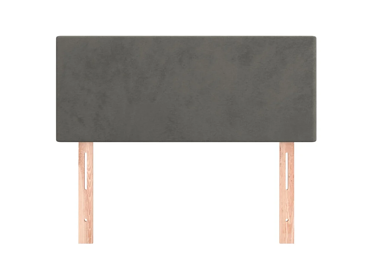 Kopfteil,Bettkopfteil Dunkelgrau 90x5x78/88 cm Samt -gkd247786