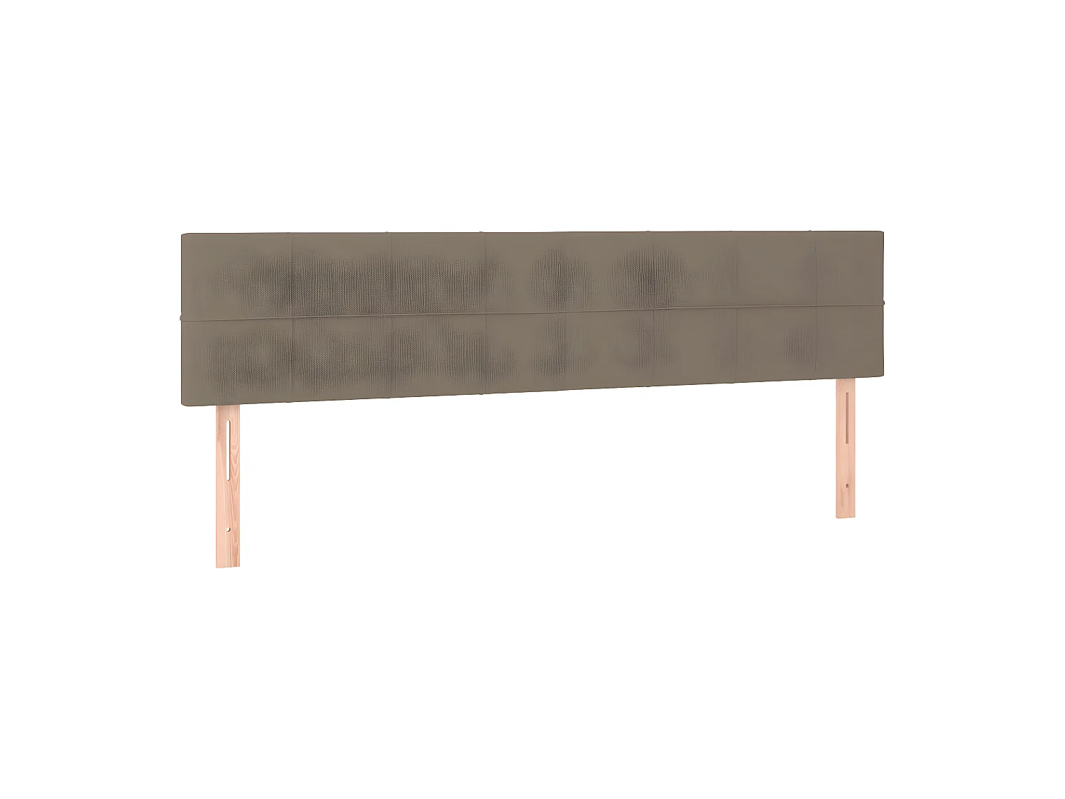 Têtes de lit 2 pcs Taupe 100x5x78,88 cm Tissu PEWV17519 BonneVie Meuble