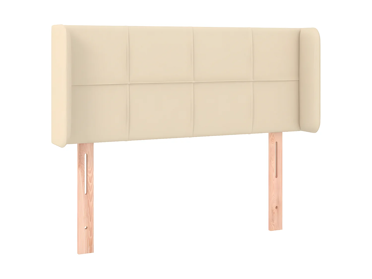 Tête de lit à LED Crème 103x16x78,88 cm Tissu LWE38951 BonneVie Meuble