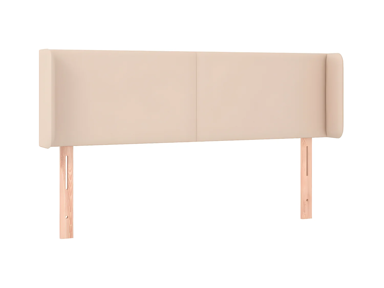 Tête de lit avec oreilles Cappuccino 147x16x78/88 cm Similicuir POI88862 BonneVie Meuble