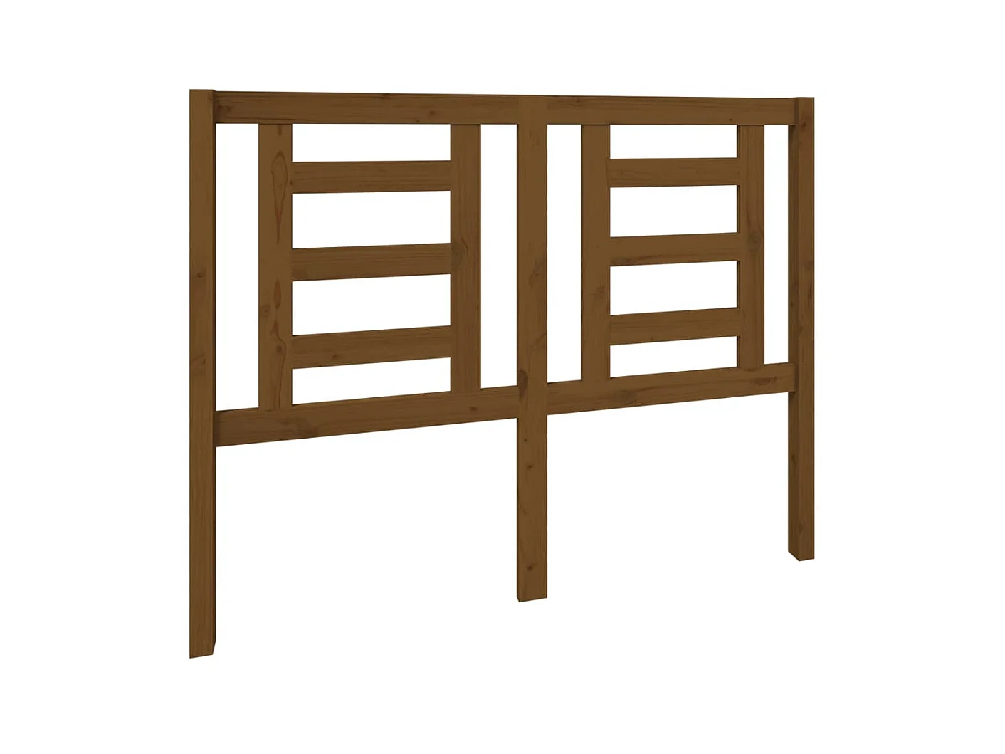 Testiera | Testata del letto per Letto ambra 126x4x100 cm in Legno Massello di Pino