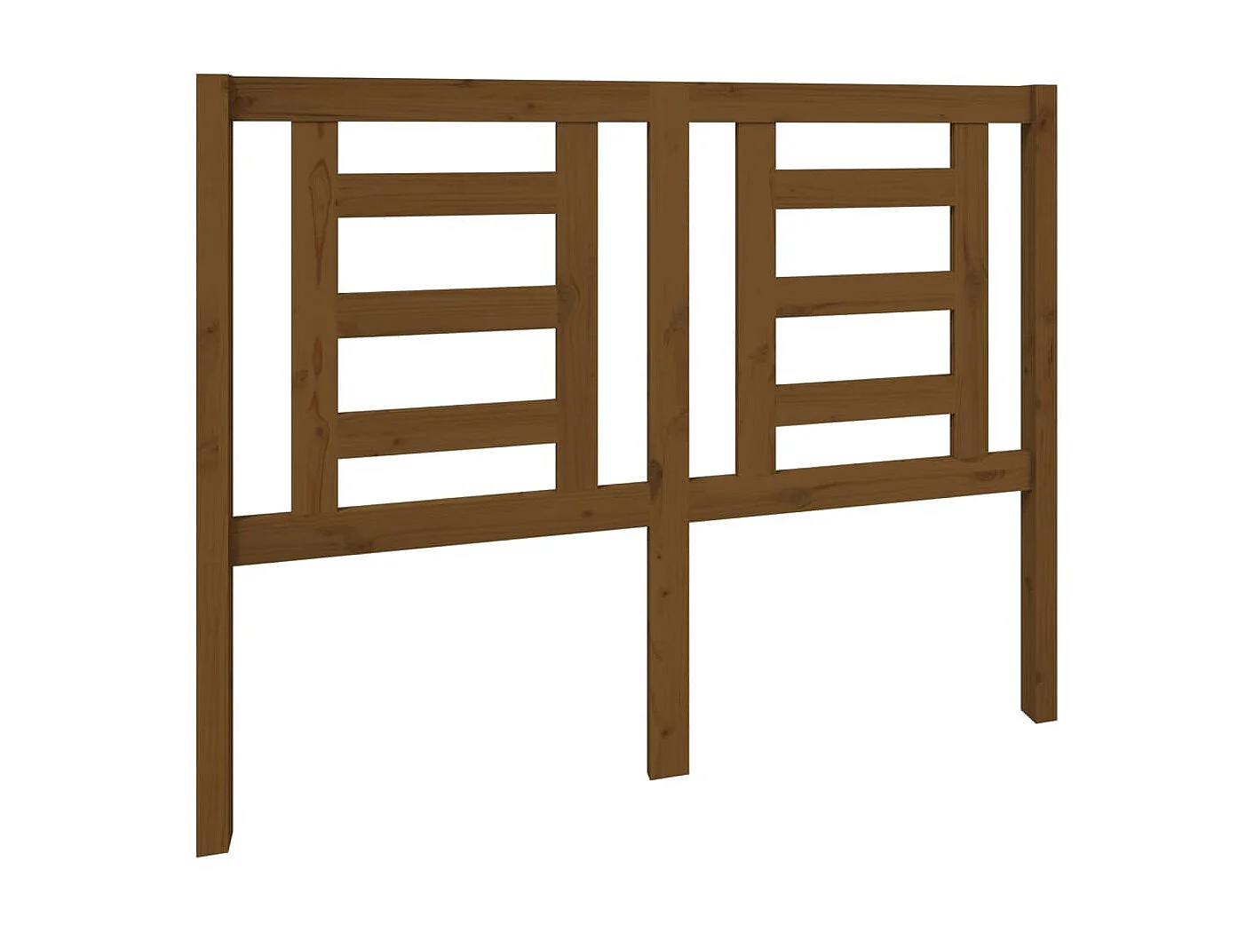 Tête de lit Marron miel 126x4x100 cm Bois massif de pin POI97000 BonneVie Meuble