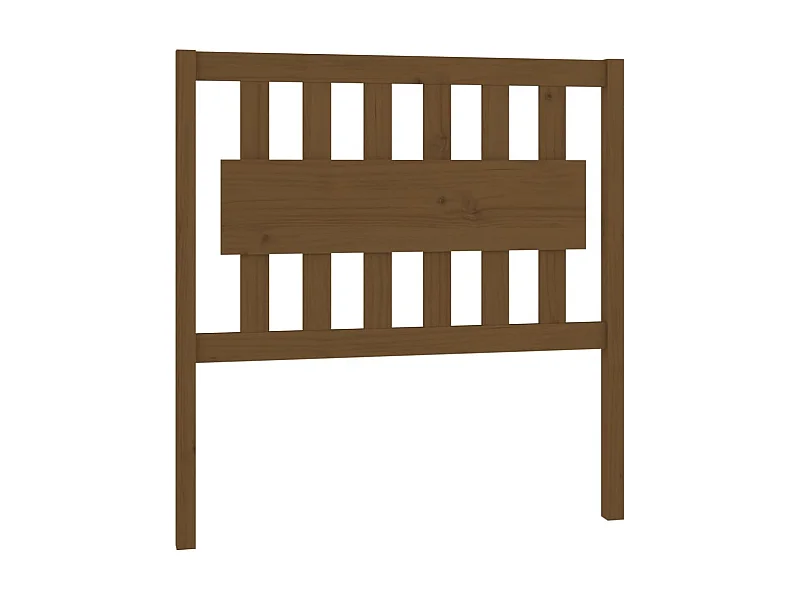 Tête de lit Marron miel 95,5x4x100 cm Bois massif de pin POI65878 BonneVie Meuble