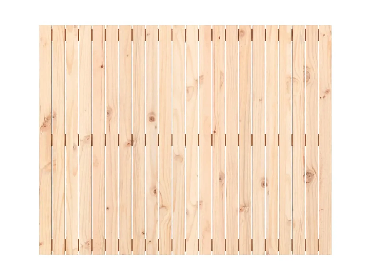 Tête de lit murale 140x3x110 cm Bois massif de pin LKC67309 BonneVie Meuble