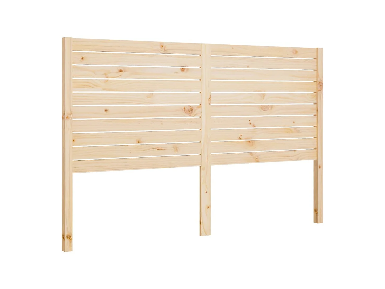 Tête de lit 206x4x100 cm Bois massif de pin POI60578 BonneVie Meuble