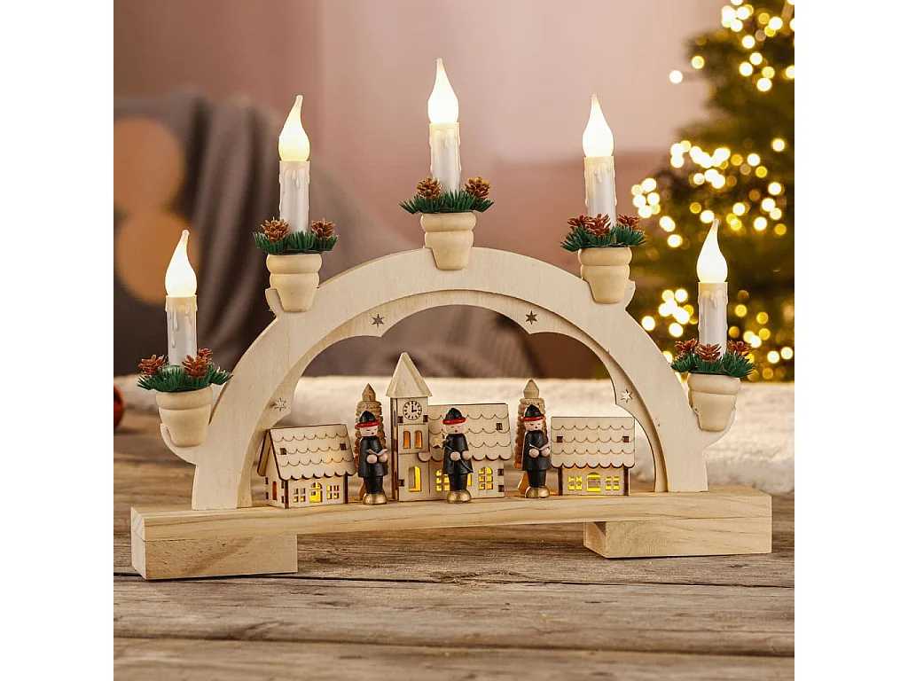 Cabeceira de cama c/ luzes LED veludo 203x16x118/128 cm rosa PT272139