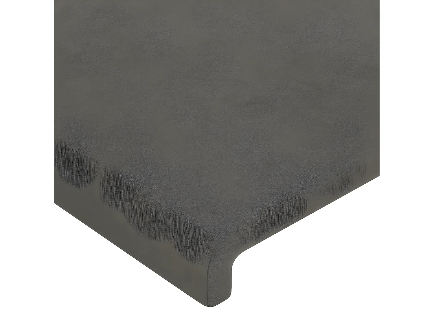 Tête de lit à LED Gris foncé 183x16x78,88 cm Velours LWE48411 BonneVie Meuble