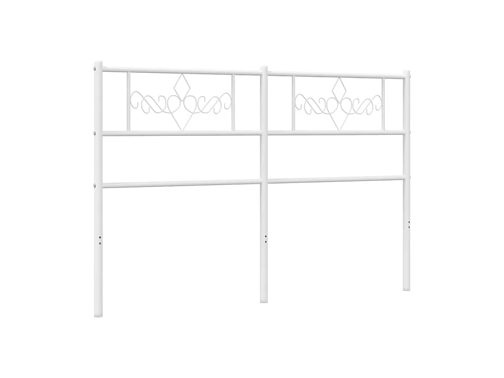 Testiera | Testata del letto in Metallo Bianco 160 cm