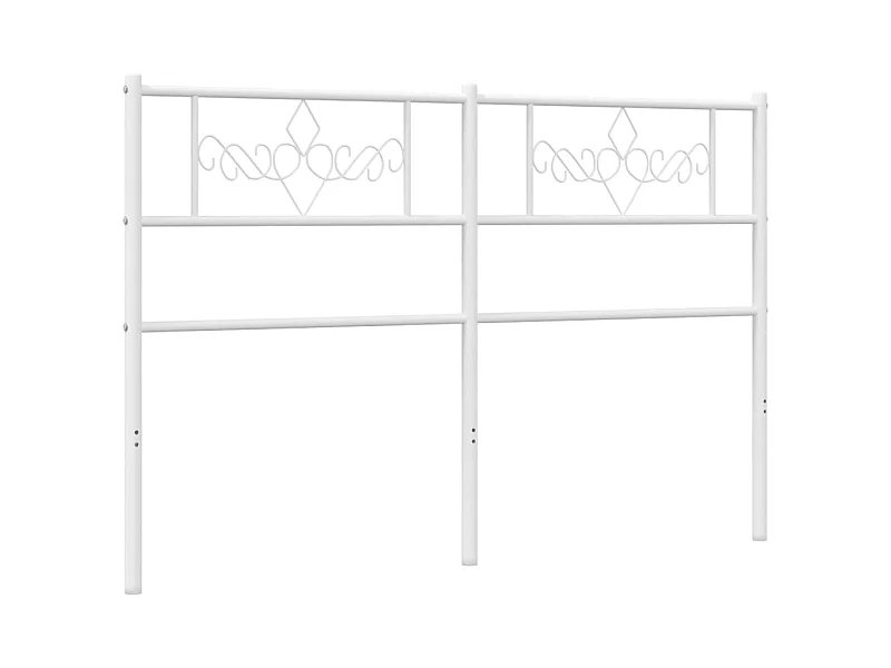 Testiera | Testata del letto in Metallo Bianco 160 cm