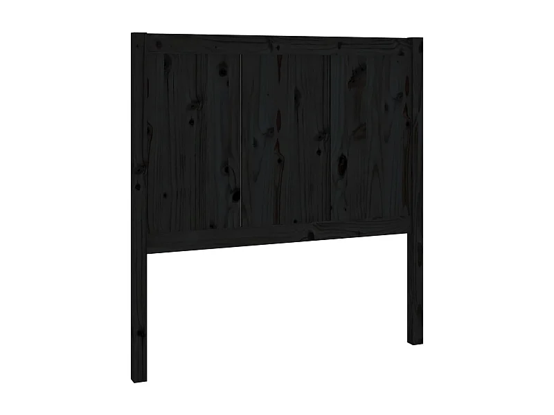 Testiera | Testata del letto per Letto Nera 95,5x4x100 cm in Legno Massello di Pino