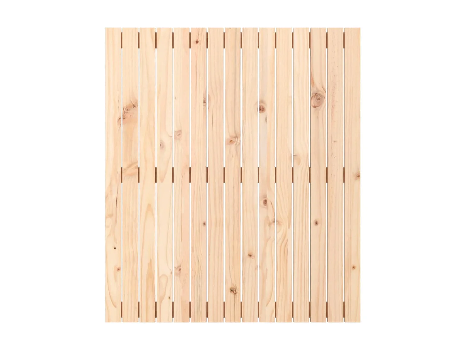 Tête de lit murale 95,5x3x110 cm Bois massif de pin POI42329 BonneVie Meuble