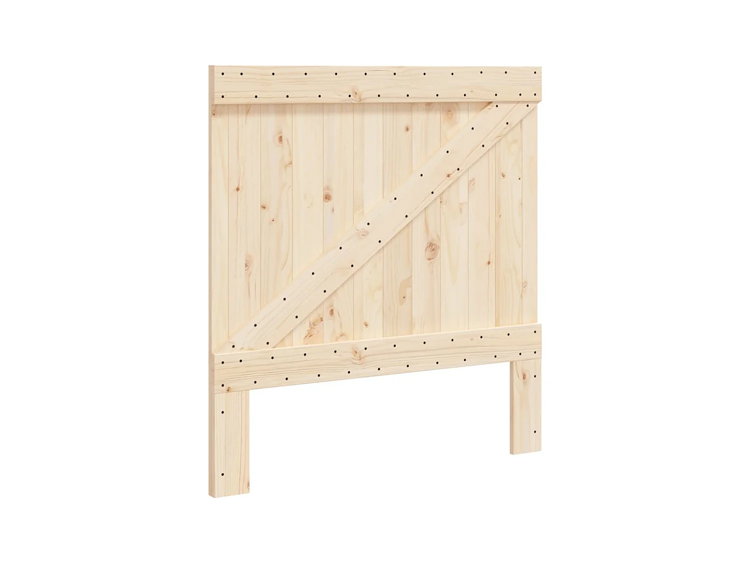 Tête de lit 100x104 cm bois massif de pin POI58553 BonneVie Meuble