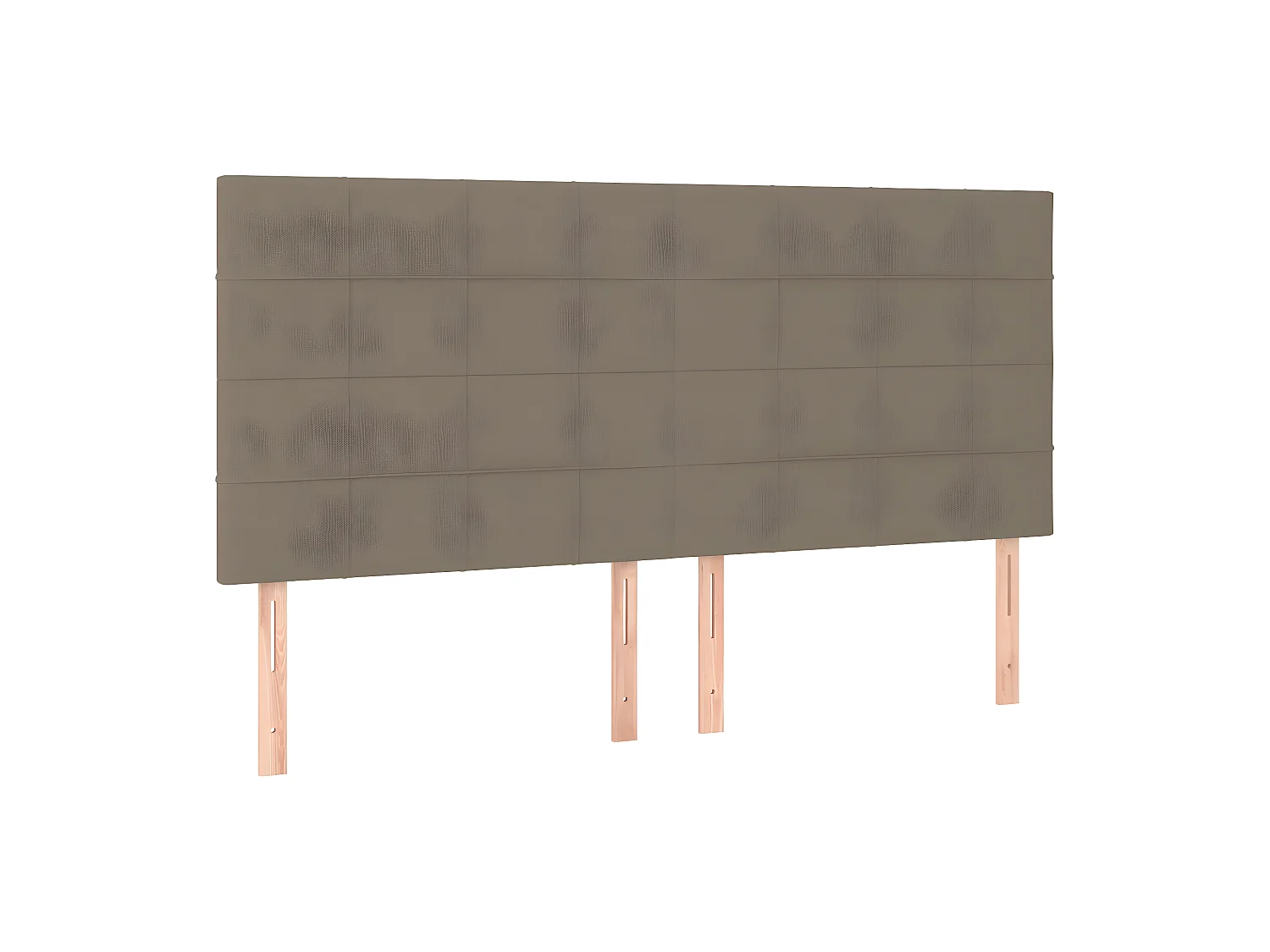 Testiere | Testate del letto 4 pz Tortora 90x5x78/88 cm in Tessuto