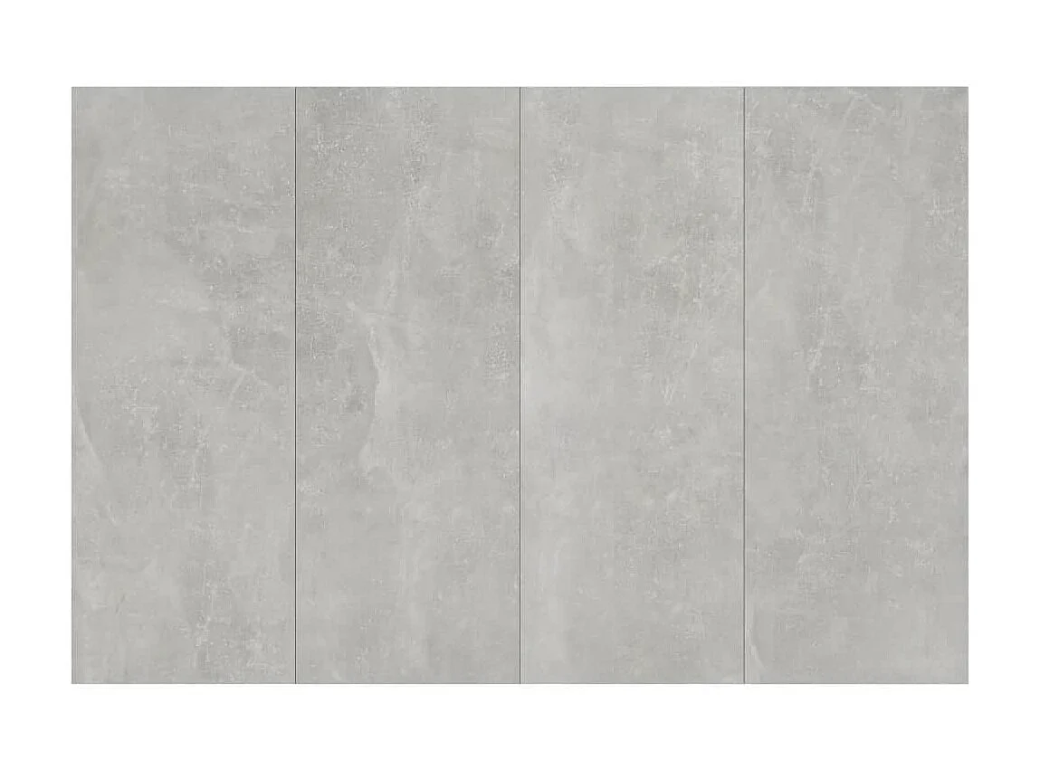 Cabecero de cama madera contrachapada gris 120x1,5x80 cm ES60407