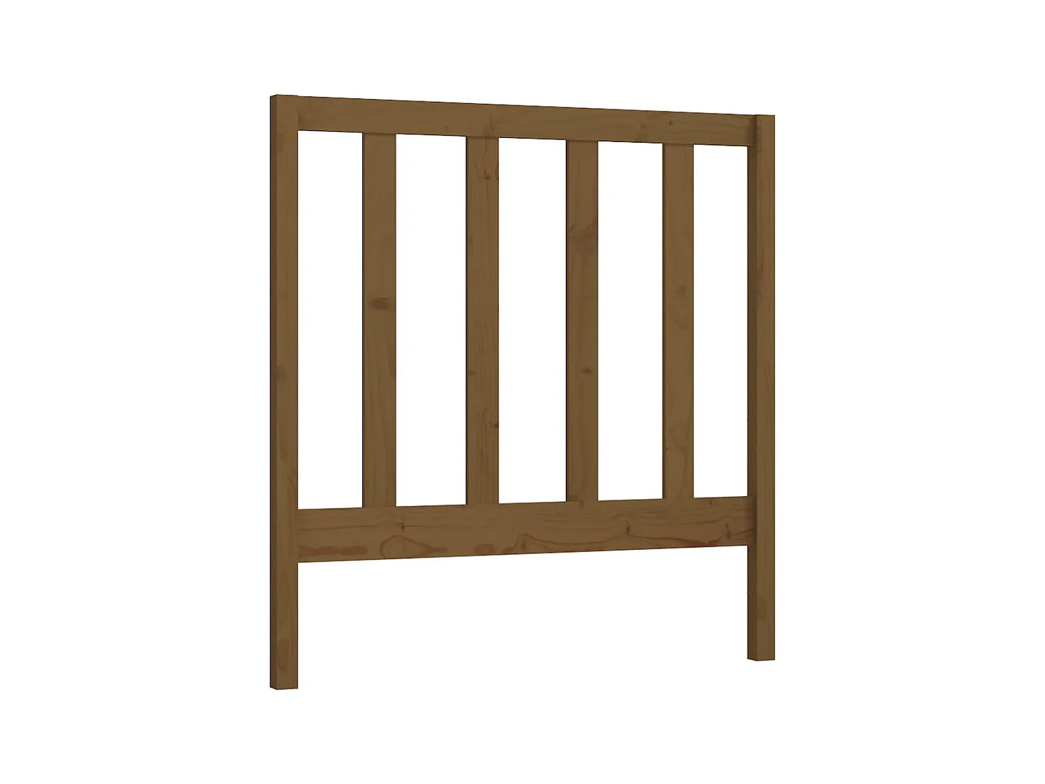 Tête de lit Marron miel 96x4x100 cm Bois massif de pin POI22604 BonneVie Meuble