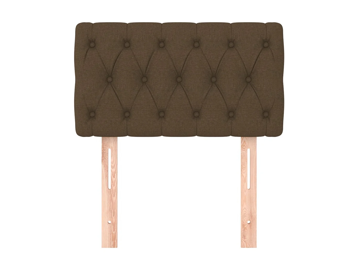 Tête de lit Marron Foncé 80x7x78/88 cm Tissu POI68760 BonneVie Meuble