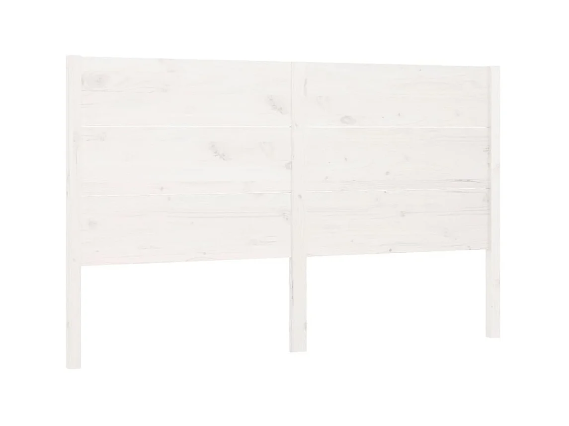 Testiera | Testata del letto per Letto Bianca 146x4x100cm in Legno Massello di Pino