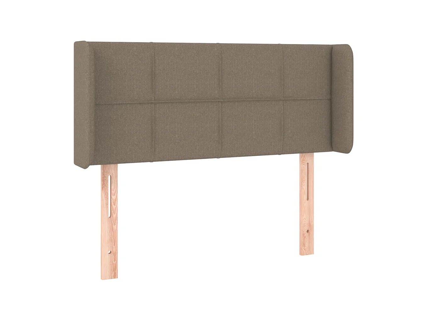 Tête de lit avec oreilles Taupe 103x16x78/88 cm Tissu POI99782 BonneVie Meuble